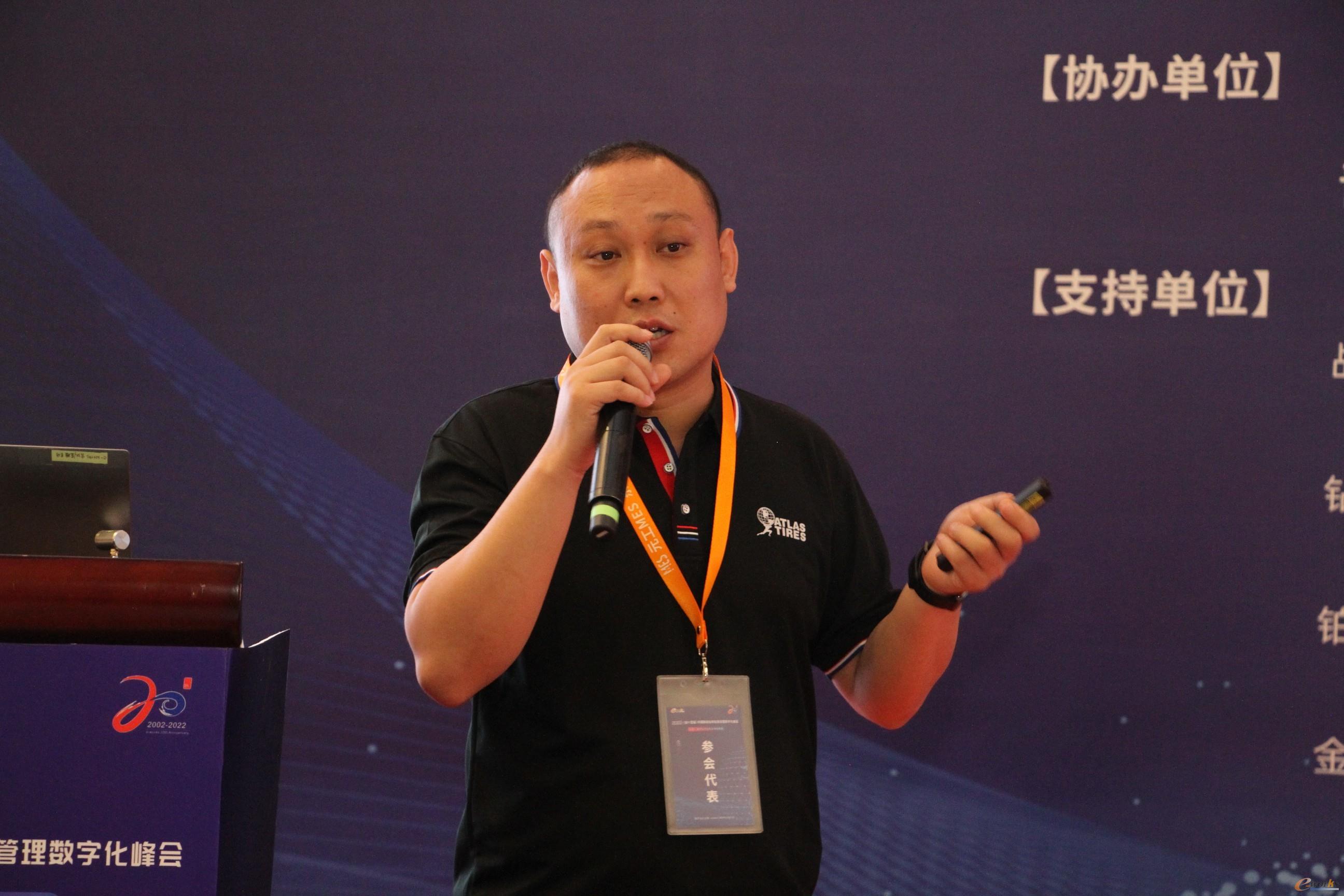 山东玲珑轮胎股份有限公司信息化及工程部处长滕茂宾