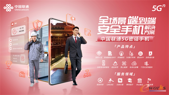 联通密话手机产品宣传海报