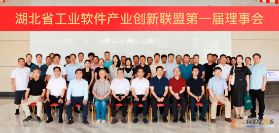 湖北省工业软件产业创新联盟第一届理事会全体合影