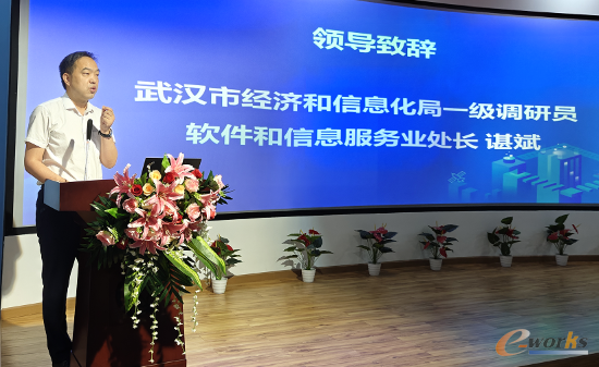武汉市经济和信息化局一级调研员、软件和信息服务业处处长谌斌