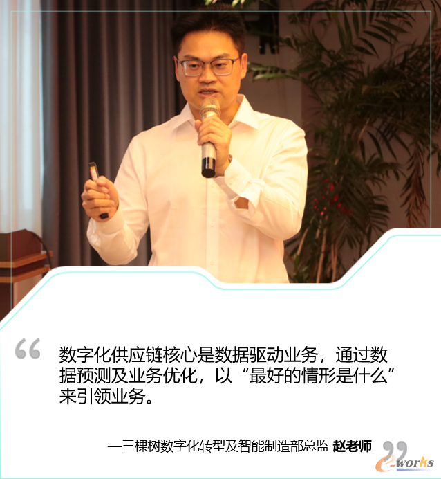 三棵树数字化转型及智能制造部总监赵老师