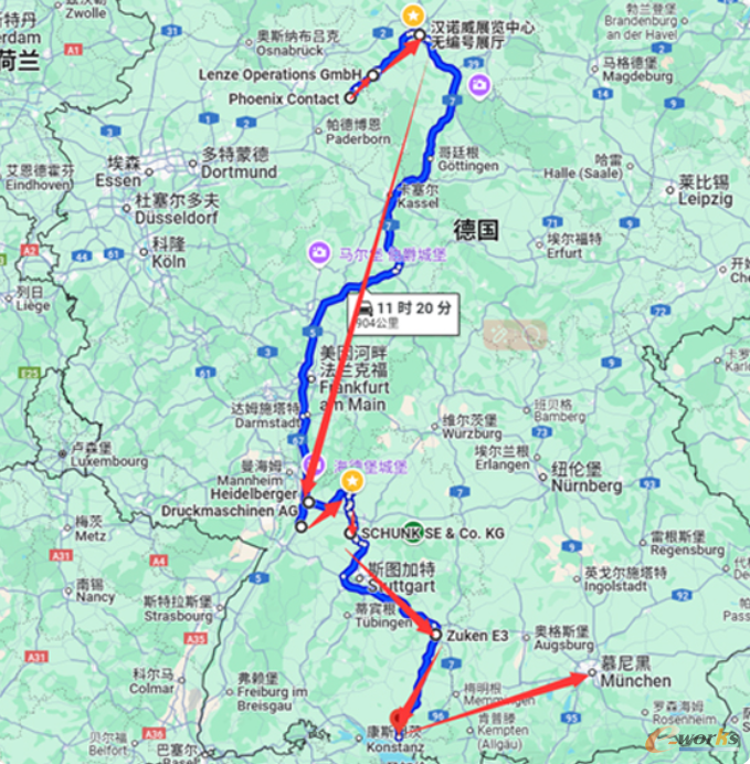 考察地图