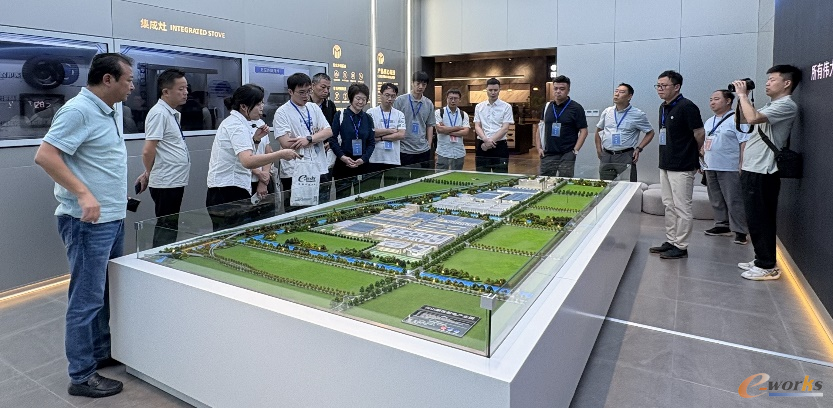考察团在火星人厨具股份有限公司参观交流
