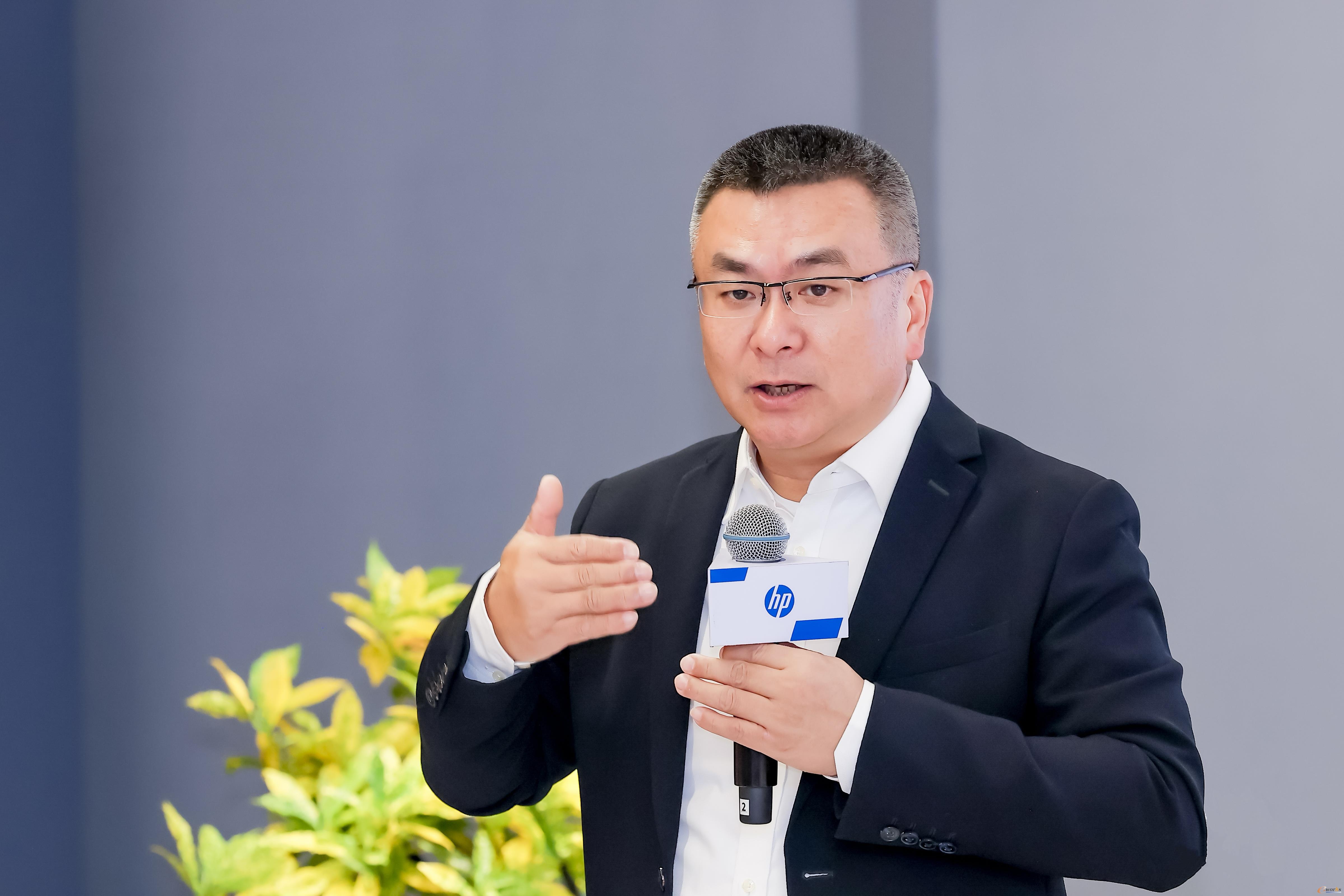 图：惠普公司全球副总裁、打印机与耗材产品事业部大中华区总经理金卫东