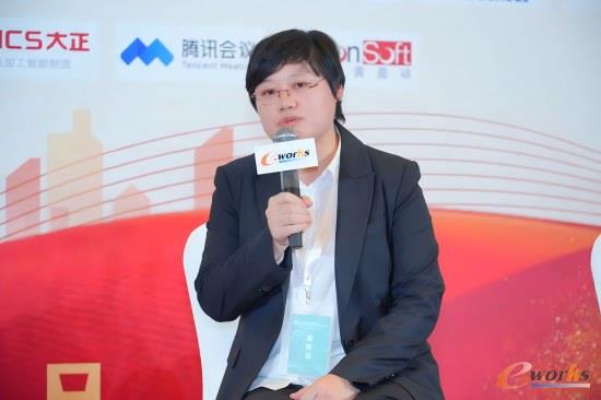 万向钱潮股份公司数智创新中心总经理魏芳芳