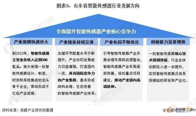 山东省智能传感器行业发展方向