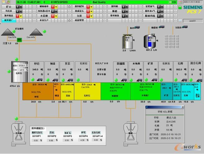原材料质量管控界面