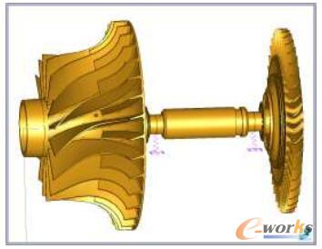 转子三维计算模型