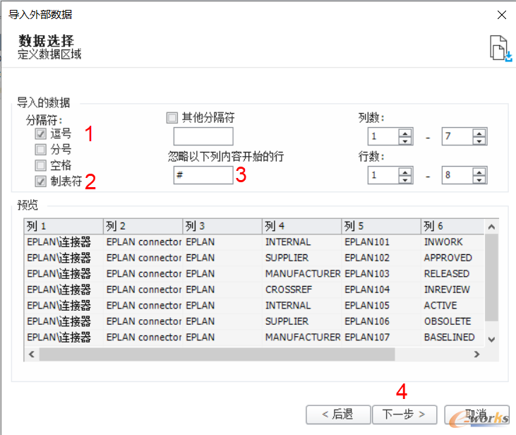 表格的所有内容