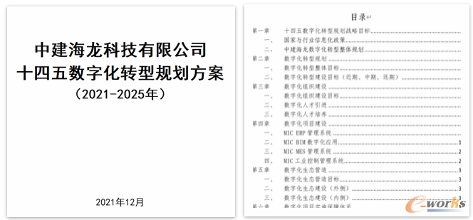 中建海龙十四五数字化转型规划方案
