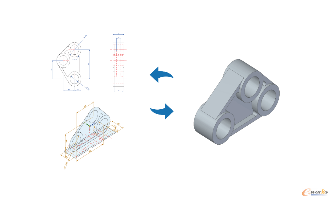 浩辰CAD支持2D+3D一体化设计