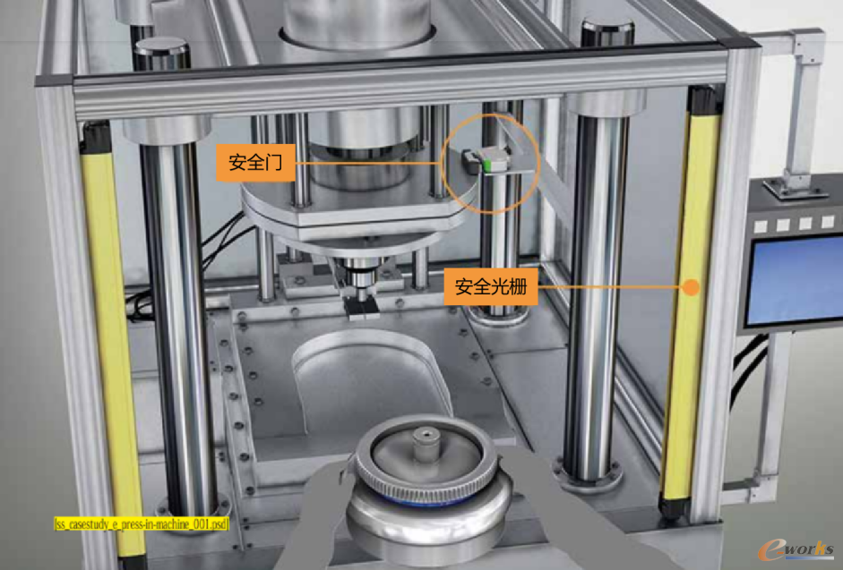 安全光栅在压入机安全防护中的应用