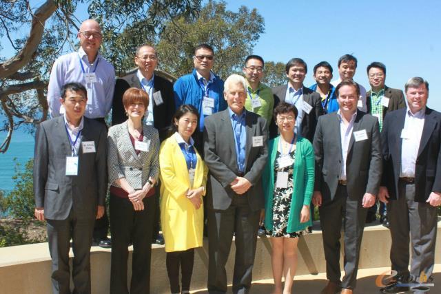 培训之前，考察团成员与Karl先生等合影