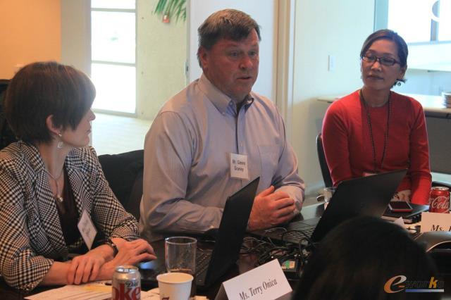 上图居中者为Glenn先生