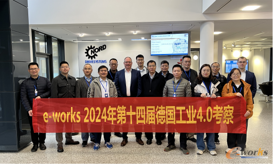 考察团在NORD集团合影