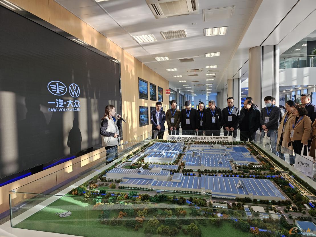 捷达大楼展厅的厂区模型