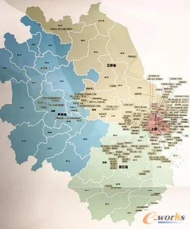长三角机器人企业分布图
