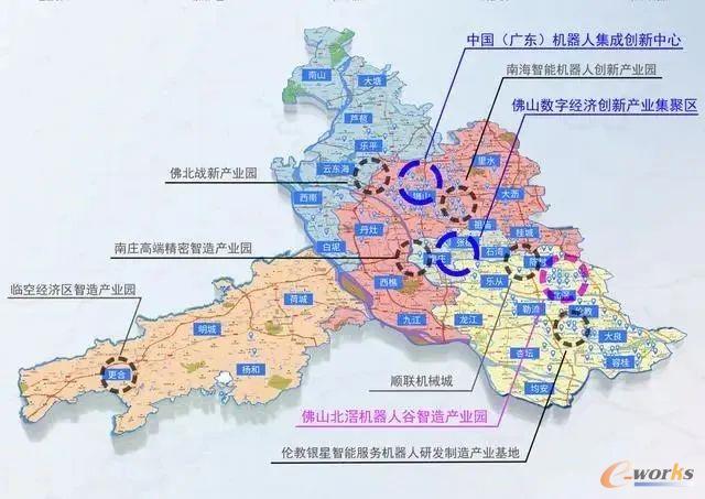 佛山机器人产业空间分布
