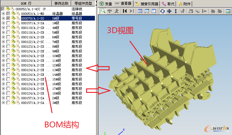 S0零号段及4cc流水线产品结构