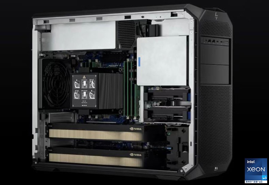 图2 惠普Z系列HP Z4 G5台式工作站（内部）