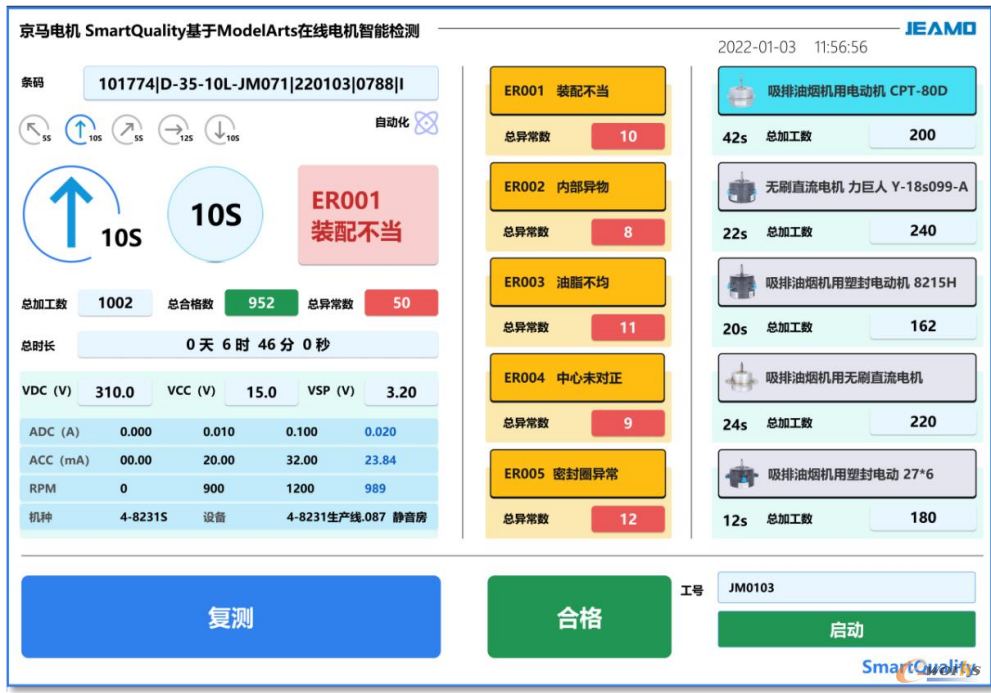 图19 基于HP Z4 G5台式工作站的AI声学检测结果
