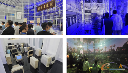 e-works考察团参观“数字文明艺术展”