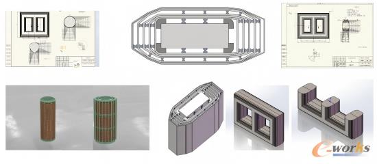 演变设计各种铁芯形式