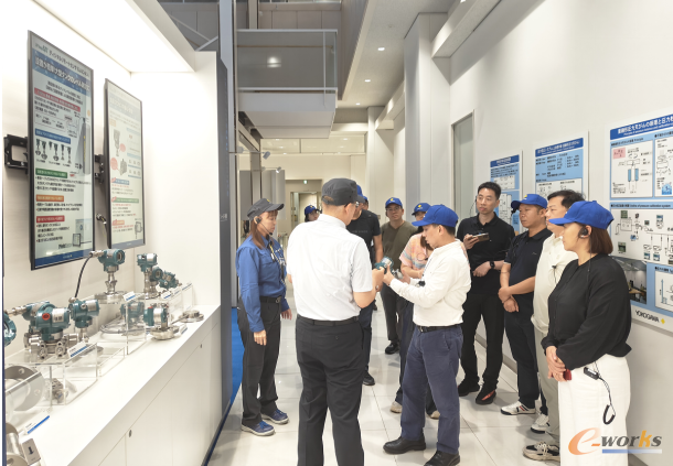 e-works考察团参观横河电机展厅
