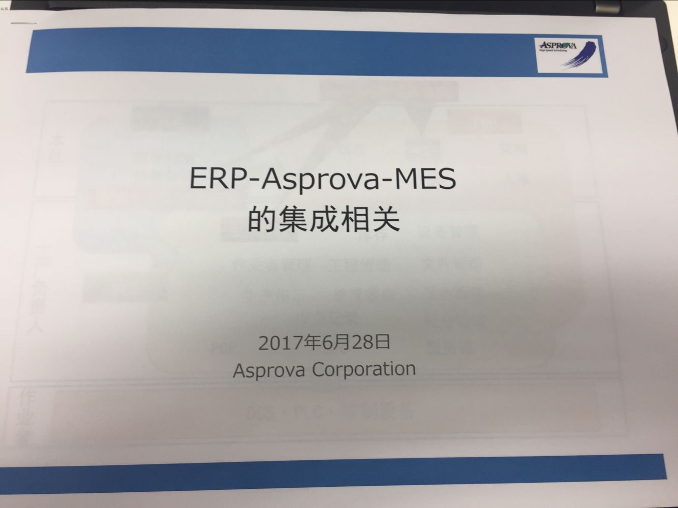 了解Asprova排程软件