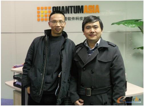 刘斌总经理与黄培博士的合影