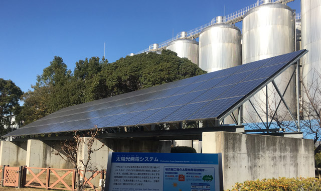 参观朝日啤酒工厂