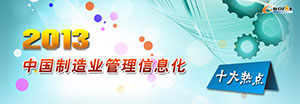 2013中国制造业管理信息化十大热点