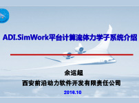 ADI.SimWork平台计算流体力学子系统介绍
