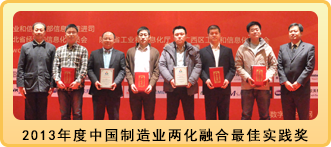 2013年度中国制造业两化融合最佳实践